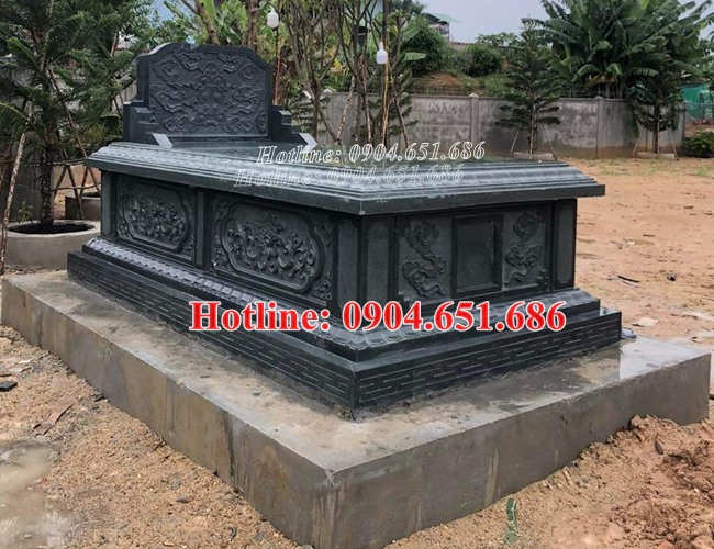 Mộ đá chôn 1 lần- 10 mẫu mộ đá chôn 1 lần đẹp, mộ đá an táng 1 lần đẹp